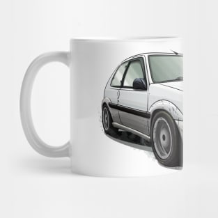 Citroen Saxo Illustration Mug